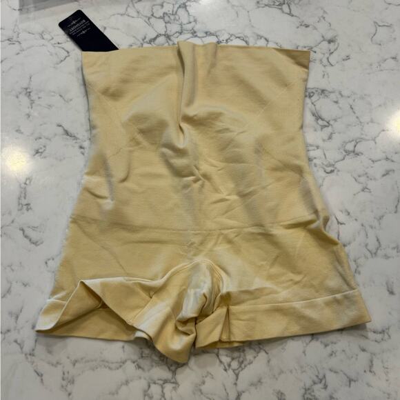 NWT Empetua All Day Every Day High Waisted Shaper Boyshorts Nude Size Small - Picture 1 of 4